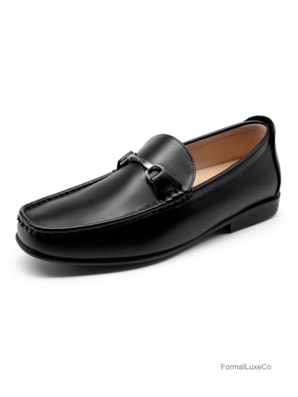 Men's Dress Loafers Slip-On Faux Leather Mocc Shoes